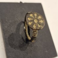Античен автентичен бронзов мюсюлмански пръстен, снимка 1 - Антикварни и старинни предмети - 44106961