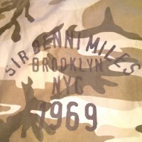 Маскировъчно яке американско марково на Sir benni miles new york с качулка размер Л, снимка 7 - Екипировка - 38217582