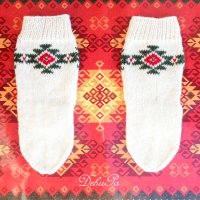 Плетени Чорапи ,,Канатица" с везана шевица!, снимка 3 - Други - 28525087