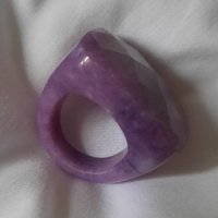 Масивен пръстен от АМЕТИСТ, снимка 10 - Пръстени - 40689026
