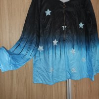 Блуза със звезди и цип, снимка 2 - Блузи с дълъг ръкав и пуловери - 43792926