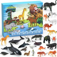 Адвент календар с животни X0017F5PZZ, снимка 1 - Образователни игри - 43394933
