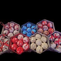 Комплект от 14 топки за елха, снимка 1 - Декорация за дома - 42951407