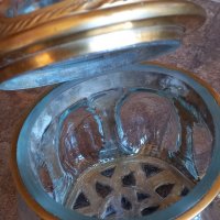 Захарница антика с бронзов обков, снимка 3 - Други ценни предмети - 38047948