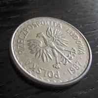 Mонета - Полша - 1 злота | 1987г., снимка 2 - Нумизматика и бонистика - 33196689