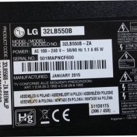 Телевизор LG 32LB550B    на части          , снимка 1 - Части и Платки - 38796723