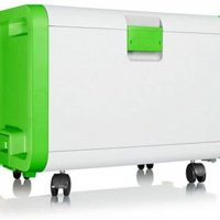 Иновативна Кутия за съхранение с капак и колела, 95л, Made in Italy, снимка 2 - Кутии за съхранение - 38798640