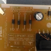 POWER BOARD - EAX69502103 (1.0) / LGP43NT-21U1, снимка 2 - Части и Платки - 40168855