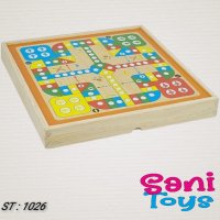 Комбинирана магнитна игра, Пъзел, В дървена кутия, снимка 5 - Образователни игри - 38103995