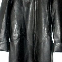 продавам Дълго кожено яке ,чисто ново подходящо за дъжд размер XL Eko кожа цена 45 лева, снимка 4 - Якета - 35126853