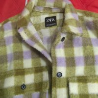 Зара палто тип риза, снимка 2 - Палта, манта - 42963259