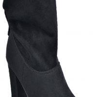 Елегантни велурени боти, снимка 3 - Дамски обувки на ток - 27469906