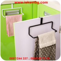 Закачалка за кърпи за кухненски шкаф органайзер поставка за вратичка, снимка 5 - Други стоки за дома - 26929984