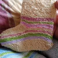 Ръчно плетени чорапи , снимка 17 - Други - 38096511