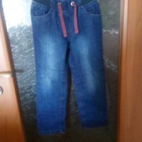 Нови детски дънки с подплата - Унисекс размер 110, снимка 1 - Детски панталони и дънки - 35527221