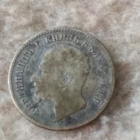 Сребърна монета 50 стотинки 1891 година Фердинанд 41418, снимка 2 - Нумизматика и бонистика - 43896395