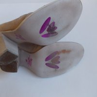 Кожени мюли (бежови) № 38, снимка 8 - Дамски обувки на ток - 32843253