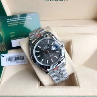Мъжки часовник Rolex Oyster Perpetual Datejust Grey с автоматичен механизъм, снимка 3 - Мъжки - 40515766