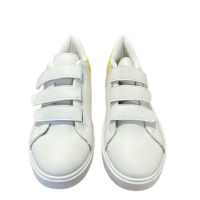 Дамски спортни обувки в бяло и жълто, снимка 4 - Маратонки - 44878754