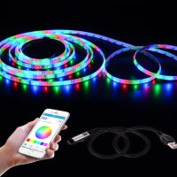 5V USB LED RGB Wifi контролер Bluebooth Power, снимка 5 - Лед осветление - 28494913