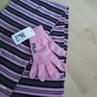 Нов комплект Fila шал и ръкавици , снимка 4 - Шапки, шалове и ръкавици - 27434273