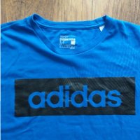 adidas Sports Essentials Linear T-shirt - страхотна мъжка тениска, снимка 3 - Тениски - 32997360