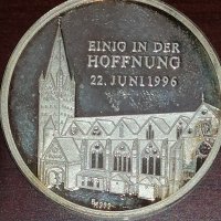 Немски сребърен медал , снимка 5 - Антикварни и старинни предмети - 32863915