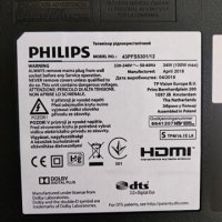 T-Con - 6870C-0532A TV Philips 43PFS5301/12, снимка 4 - Части и Платки - 28772292