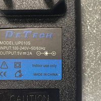 DeTech UP010S захранване 5V/2A  (5.5х2.5мм,Ново,10W), снимка 3 - Захранвания и кутии - 43131514