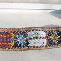 Колан от народна носия сърма и маниста, снимка 6 - Антикварни и старинни предмети - 39180182