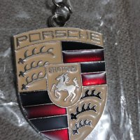 Качествен неръждаем метал ключодъжател с релефна емблема на Порше Porsche кола автомобил джип, снимка 2 - Аксесоари и консумативи - 35356001