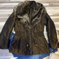 Zara топло яке с шал яка р-р С, снимка 2 - Якета - 35304899