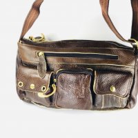 Луксозна Мъжка чанта Телешка кожа Арт Vinatge Lux Bag Топ ЦЕНА !, снимка 4 - Чанти - 26344778