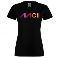 Дамска тениска AVICII 3, снимка 2 - Тениски - 32859268