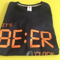 Тениска Време е за бира, снимка 1 - Блузи - 28993786