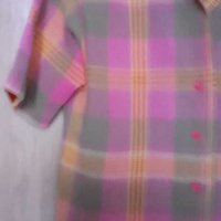 Дамска риза каре,с къс ръкав , снимка 4 - Ризи - 28417113