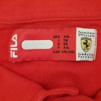 Vintage FILA FERRARI Vodafone Bridgestone Polo T-Shirt, снимка 4 - Тениски - 35195445