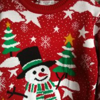 Коледни пуловери 8,10,11,12,години, снимка 1 - Детски пуловери и жилетки - 39055028