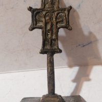 стар бронзов кръст , снимка 3 - Антикварни и старинни предмети - 43145485