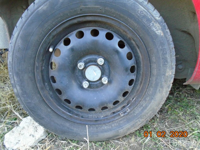 Летни гуми 165 70 14 Фалкен Метални джанти Шкода Фолксваген, снимка 1