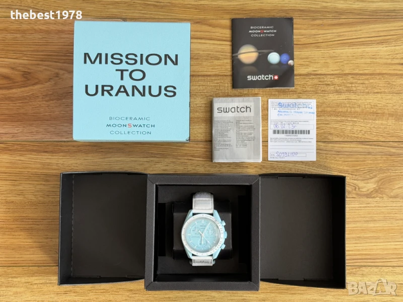 НОВ! Omega X Swatch Mission To Uranus, снимка 1