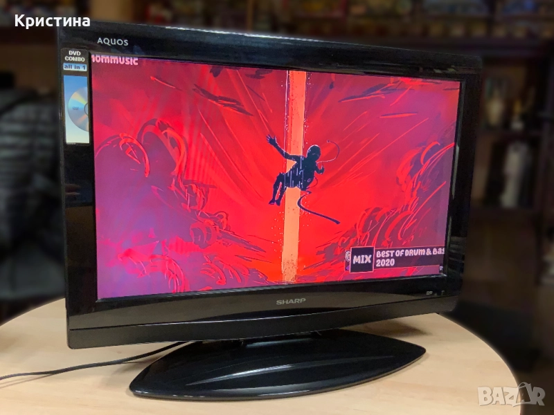 LCD Телевизор 26" SHARP Aquos LC-26DV200E + DVD Много запазен!, снимка 1