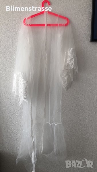 Кимоно в бяло за плаж, снимка 1