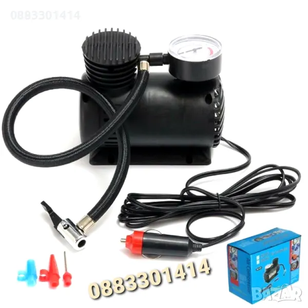 Въздушен компресор Електрическа помпа за автомобил 12V, снимка 1