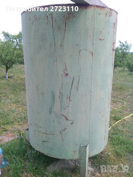 метална цистерна за вода, охладител за серпентина за казан за ракия, снимка 1