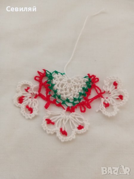 бродирана кърпа с кене , снимка 1