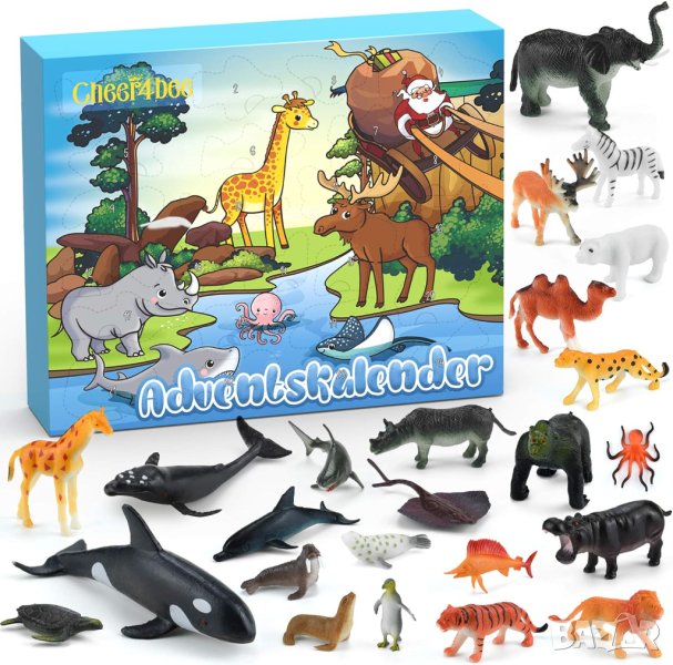 Адвент календар с животни X0017F5PZZ, снимка 1