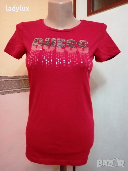 GUESS, Оригинална Тениска, Размер S. Код 2073, снимка 1