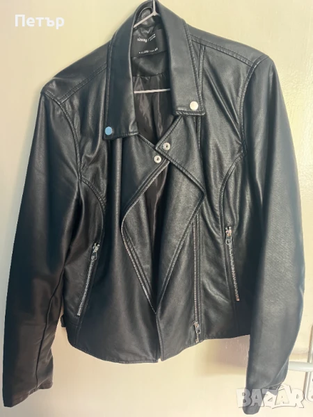 Дамско кожено яке-XXL, снимка 1