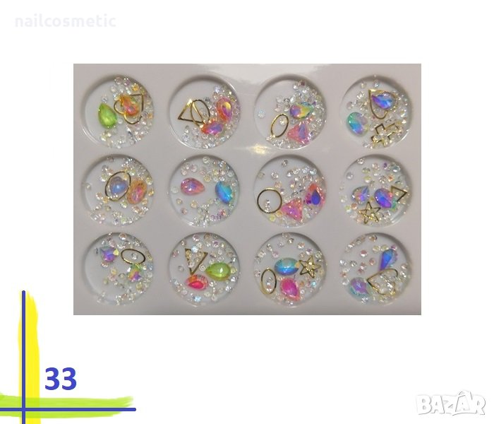 Декорация миксирани камъчета №33, снимка 1